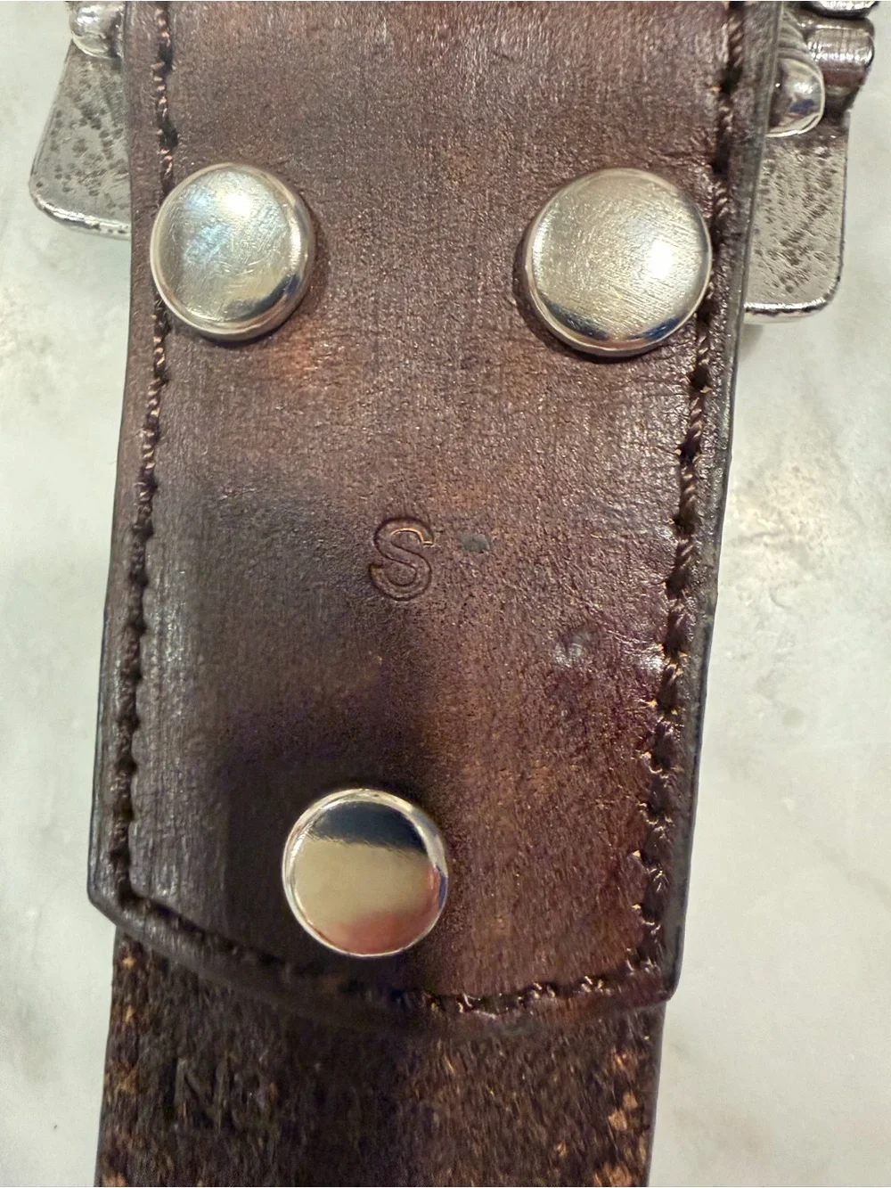 Turquoise Cross Women’s Belt - Picture 4 of 5